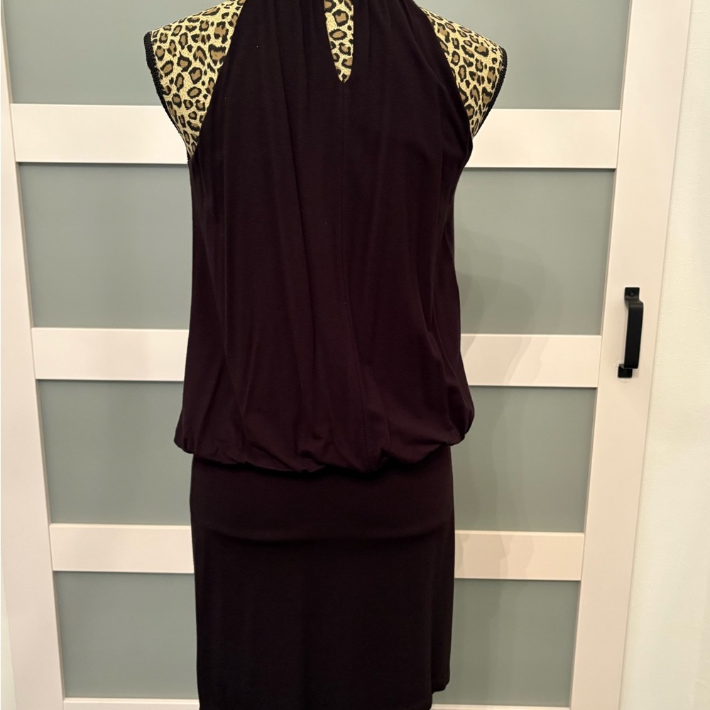 INC International Concepts Chic Black High Neck Dress Size S - Picture 2 of 7